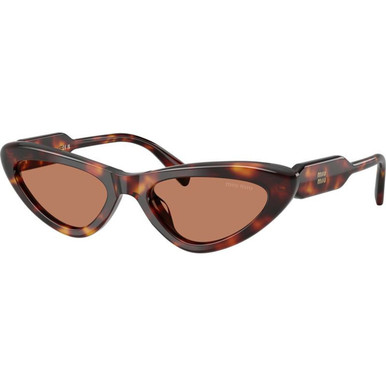 Miu Miu MUB11SU - Havana/Brown Lenses