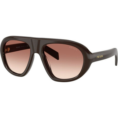 Prada PRC05S - Cigar/Bordeaux Brown Gradient Lenses