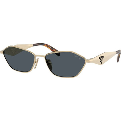 Prada PRD50S - Pale Gold/Dark Grey Lenses