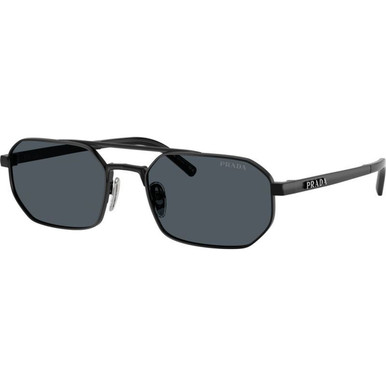 Prada PRD53S - Satin Black/Dark Grey Lenses
