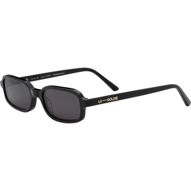Lu Goldie Vera, Black/Black Lenses