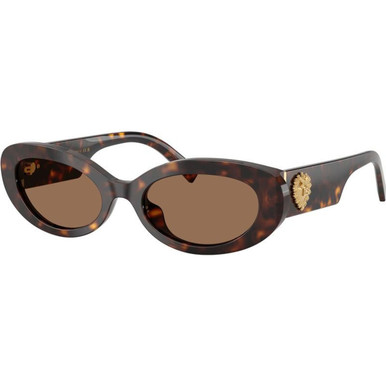 Dolce & Gabbana DG4537 - Havana/Dark Brown Lenses