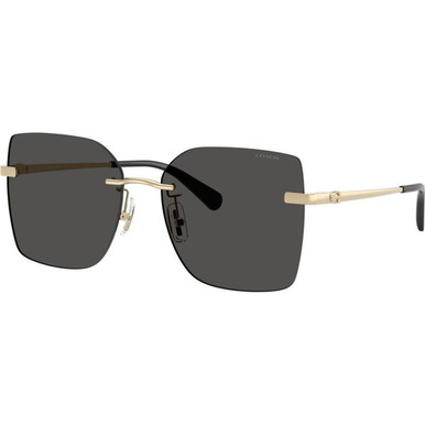 Coach HC7193D - Shiny Light Gold/Grey Lenses