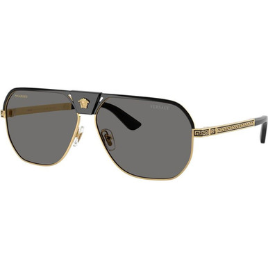 Versace VE2294 - Black/Dark Grey Polarised Lenses