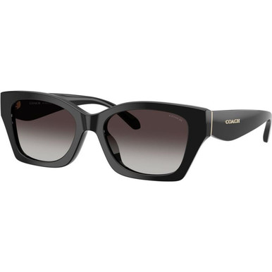 Coach HC8451U - Black/Grey Gradient Lenses