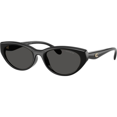 Coach HC8456D - Black/Grey Lenses