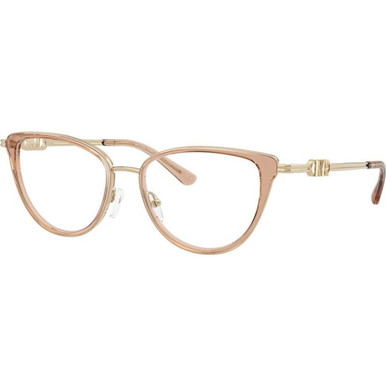 Michael Kors Glasses Hilton Head MK3103 - Light Brown/Clear Lenses