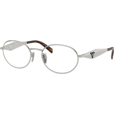 Prada Glasses PRD53VD - Silver/Clear Lenses