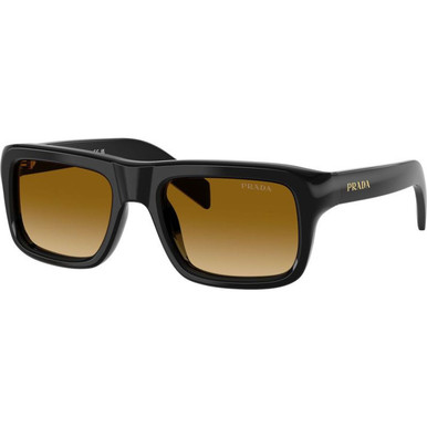 Black/Yellow Light Brown Gradient Lenses