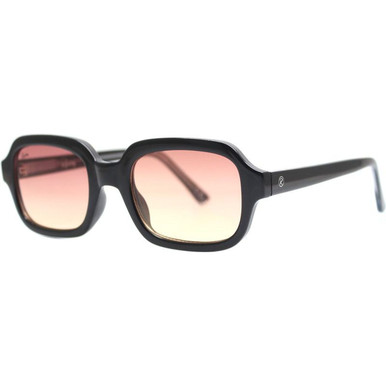 Reality Eyewear Beatnik - Black Disco/Sunset Gradient Lenses