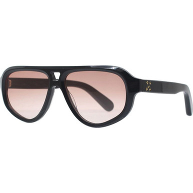 Reality Eyewear Luxe Ryder - Onyx/Light Brown Gradient Lenses