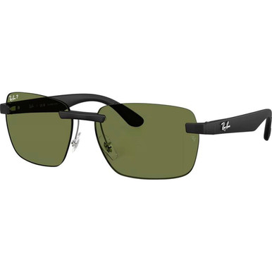 Ray-Ban RB4470CH - Sand Black/Green Polarised Lenses 59 Eye Size