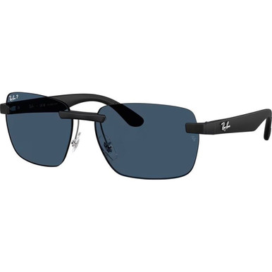 Ray-Ban RB4470CH - Sand Black/Blue Polarised Lenses 59 Eye Size