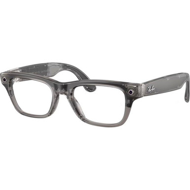 Transparent Ice Grey/Clear Lenses 54 Eye Size