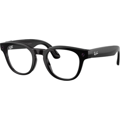 Ray-Ban Smart Glasses Meta Scriber Optics (Gen 2) RW7002 - Black/Clear Lenses