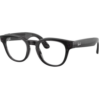 Ray-Ban Smart Glasses Meta Scriber Optics (Gen 2) RW7002 - Transparent Black/Clear Lenses