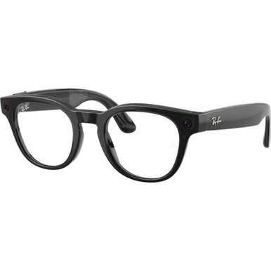 Ray-Ban Smart Glasses Meta Scriber Optics (Gen 2) RW7002 - Transparent Black/Clear Lenses
