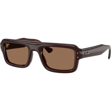 Ray-Ban RB4954 - Transparent Brown/Dark Brown Lenses 52 Eye Size
