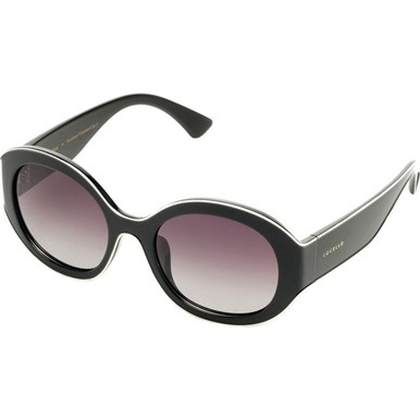 Locello Sabrina - Black/Smoke Gradient Polarised Lenses