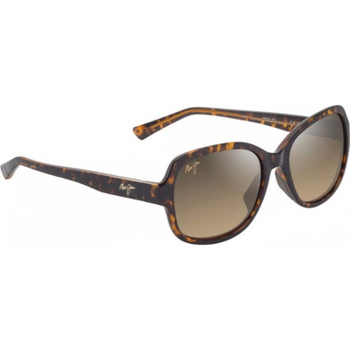 Shiny Dark Havana/HCL Bronze Polarised Glass Lenses