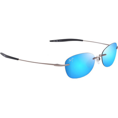 Maui Jim Kaila - Matte Light Ruthenium/Blue Hawaii Polarised Lenses