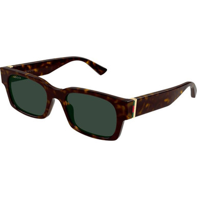 GUCCI GG2084S, Havana/Green Lenses