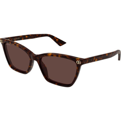 GUCCI GG2111S - Havana/Brown Lenses