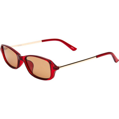 Otra Caysee - Transparent Cherry/Brown Lenses