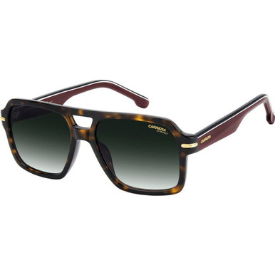 Carrera 377/S - Dark Havana/Green Gradient Lenses