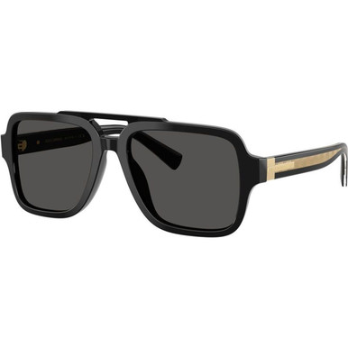 Dolce & Gabbana DG4544 - Black/Dark Grey Lenses