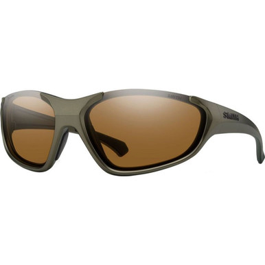 Smith Sliders - Matte Olive Oil/Chromapop Brown Lenses