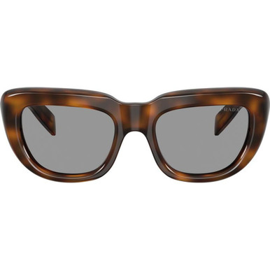 Shop the Prada PRD07S Sunglasses Juniper Tortoise/Grey display picture 1