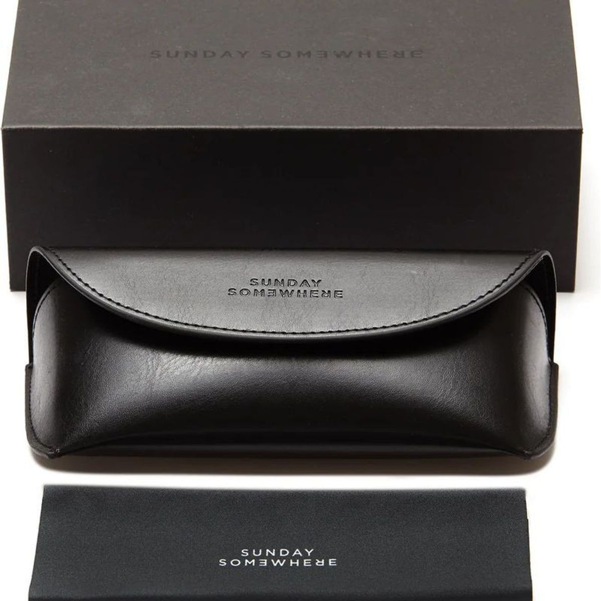 Accessories Sunday Somewhere Leather Case Black