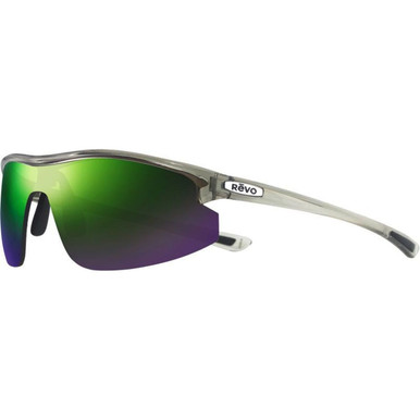 Revo Shadow - Crystal Grey/Evergreen Mirror Polarised Lenses