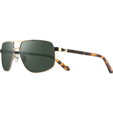 Revo Adams - Gold/Smoky Green Polarised Glass Lenses