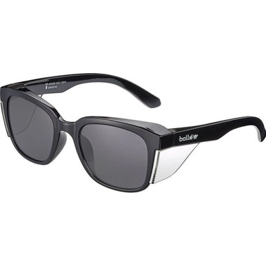 Bolle Safety STKS 410 - Gloss Black/Smoke Lenses