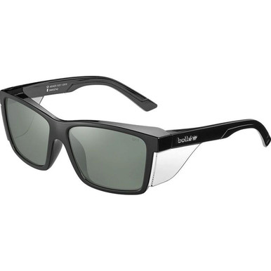 Bolle Safety STKS 420 - Gloss Black/Smoke Polarised Lenses