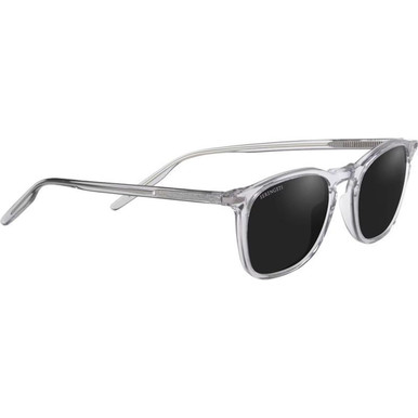 Serengeti Delio Large - Crystal Clear/Onyx Photochromic Polarised Glass Lenses
