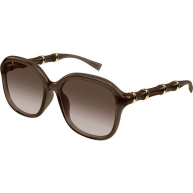 GUCCI GG2061SA - Brown/Brown Lenses