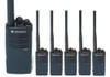 The Motorola RDV5100 VHFsix pack of two way radios has 10 channels and 5 watts of power. Perfect for the construction site, ranch or most business needs.