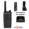 The Motorola RMM 2050 two way radios make it easy to get the work done. A powerful speaker ensures clear communication, even in noisy conditions. The RM Series provides coverage up to 250,000 square feet in an open warehouse. 