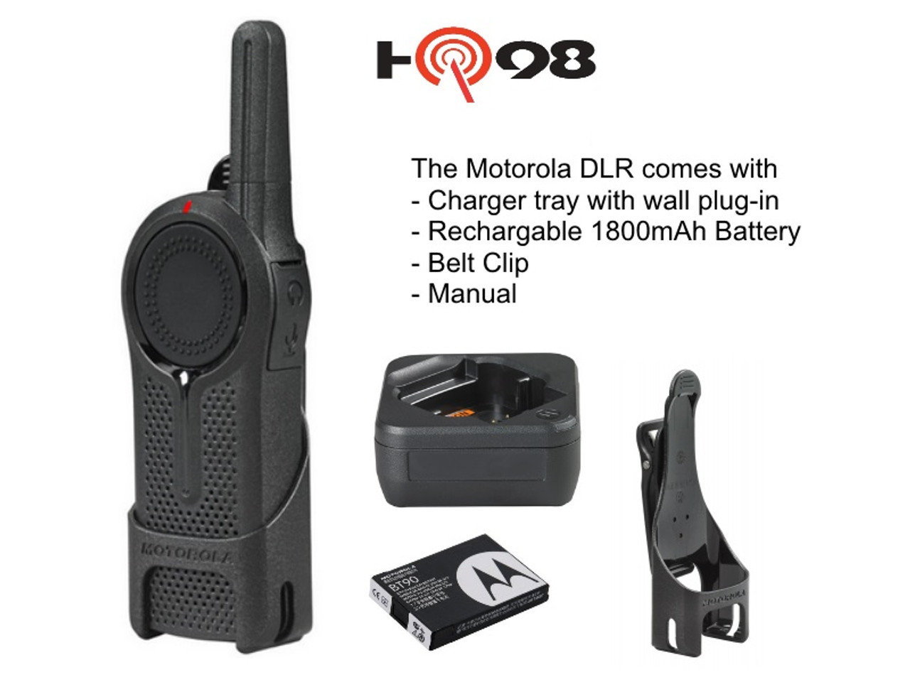 Motorola DLR-1020 Portable 900Mhz Digital Radio ships free. 748091000492