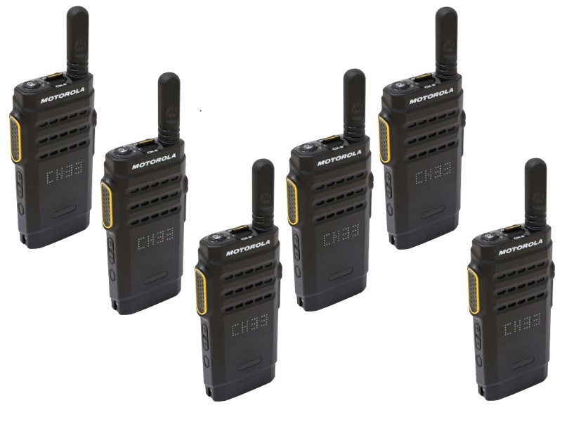 Motorola Mototrbo SL300 6-Pack Analog/Digital 2-way Radio. The