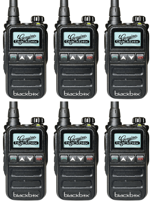 Blackbox Shift Six Pack 1.5w UHF Digital 2-way Business Radio 