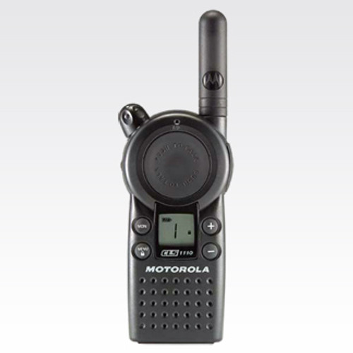 The Motorola CLS 1410 on-site two-way radio is designed for the fast pace of business. It operates on a four channels with a choice of 56 business-exclusive frequencies for enhanced voice quality, privacy and reliability. The Motorola CLS 1410 on-site two-way radio is designed for the fast pace of business. It operates on a four channels with a choice of 56 business-exclusive frequencies for enhanced voice quality, privacy and reliability.