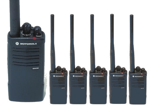 The Motorola RDV5100 VHFsix pack of two way radios has 10 channels and 5 watts of power. Perfect for the construction site, ranch or most business needs. The Motorola RDV5100 VHFsix pack of two way radios has 10 channels and 5 watts of power. Perfect for the construction site, ranch or most business needs.