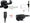 The MIRAGE SPM-1300 Series is a lapel microphone with a surveillance-style acoustic tube earphone. The rugged microphone PTT housing has a clothing clip that rotates 360 degrees and is used to secure the mic to the user's lapel or shirt collar.