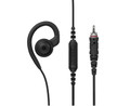 Motorola CLPe G-Hook earpiece with the short cord. The PMLN8125 comfortable for extended wear and includes an easy-to-access inline microphone and push-to-talk button for convenient communication.