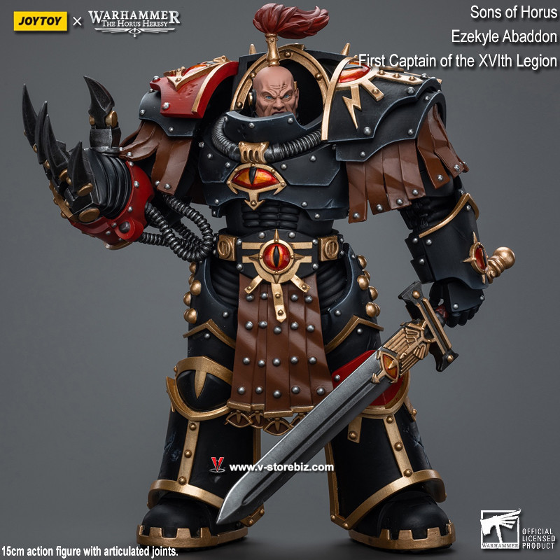 JOYTOY Warhammer The Horus Heresy: Ezekyle Abaddon, First Captain