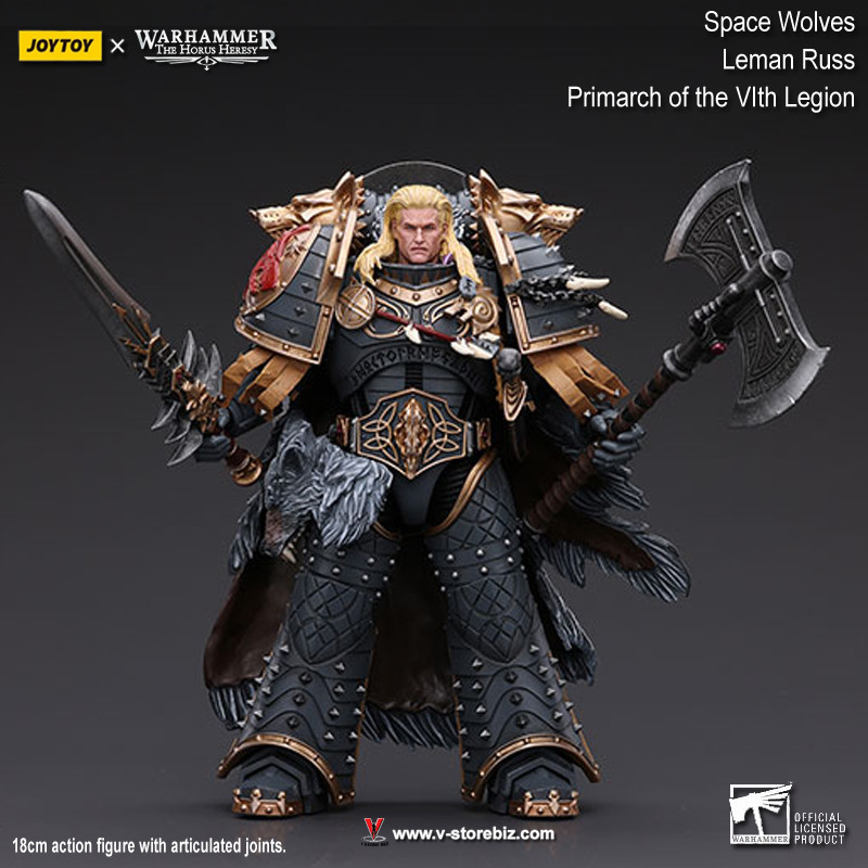 JOYTOY Primarch Perturabo Warhammer 40K 1/18 Action Figure Iron Warriors Perturabo Primarch of The lVth Legion Modello da collezione 7,2 pollici Regali di compleanno Pre-ordine in ottobre